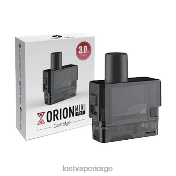 Lost Vape Orion mini tom erstatningspod | 3 ml svart | Lost Vape Price Norge NHN0H34