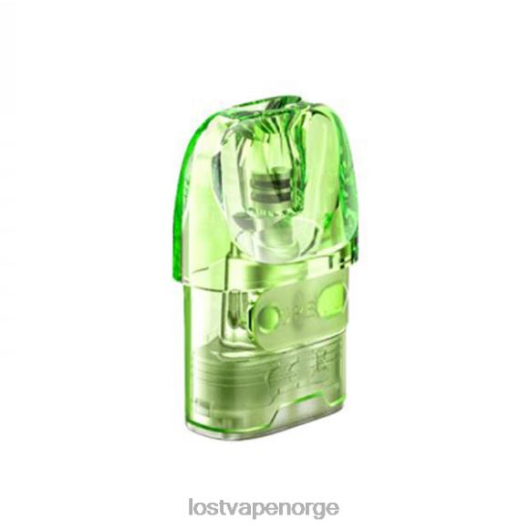 Lost Vape URSA erstatningsputer grønn (2,5 ml tom pod-patron) | Lost Vape Customer Service NHN0H213