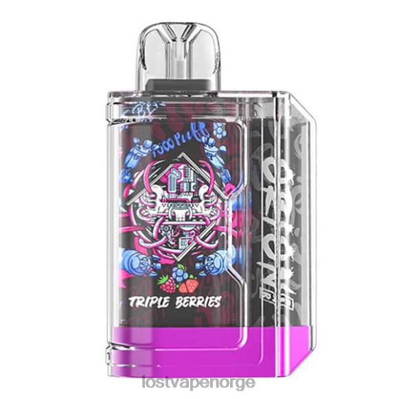 Lost Vape Orion engangsbar | 7500 puff | 18ml | 50 mg trippelbær | Lost Vape Flavors Norge NHN0H65