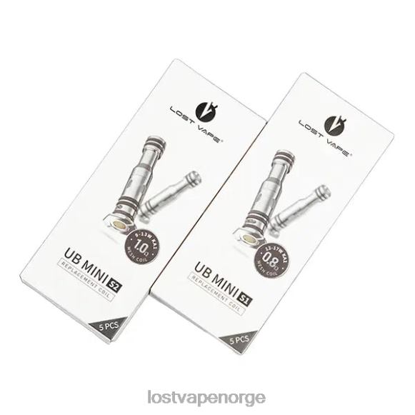 Lost Vape UB mini erstatningsspoler (5-pakning) 0,8 ohm | Lost Vape Disposable NHN0H8