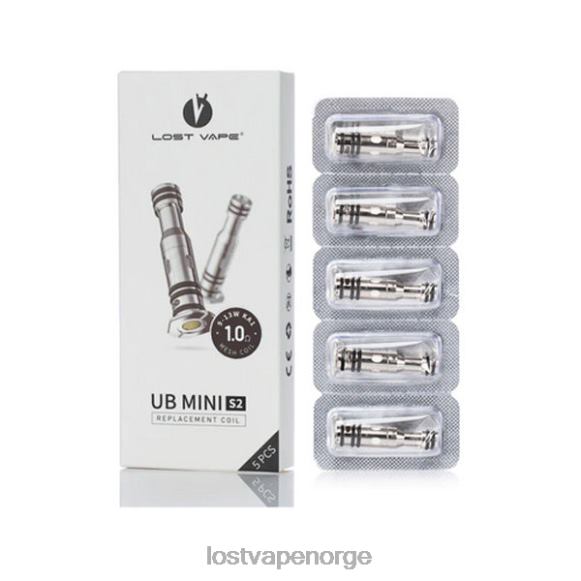 Lost Vape UB mini erstatningsspoler (5-pakning) 1.ohm | Lost Vape Price Norge NHN0H134