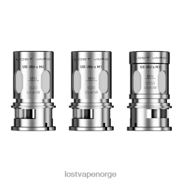 Lost Vape UB ultracoil-serien (5-pakning) m3 0,15 ohm | Lost Vape Review Norge NHN0H7