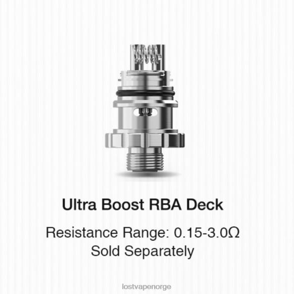 Lost Vape Ultra boost coils (5-pakning) rba dekk | Lost Vape Norge NHN0H351
